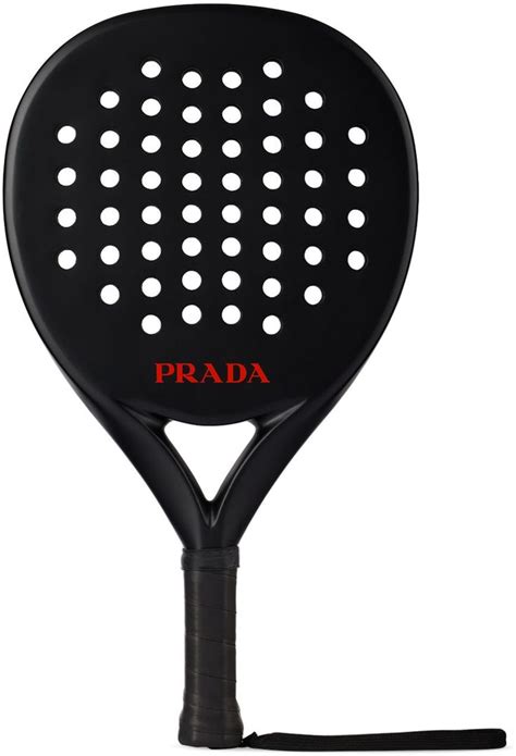 prada padel racket|Black Padel Racket by Prada on Sale .